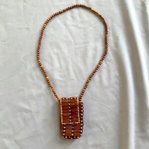 WOODEN Beaded Micro Mini Crossbody Shoulder Phone Case Pouch Bag Purse